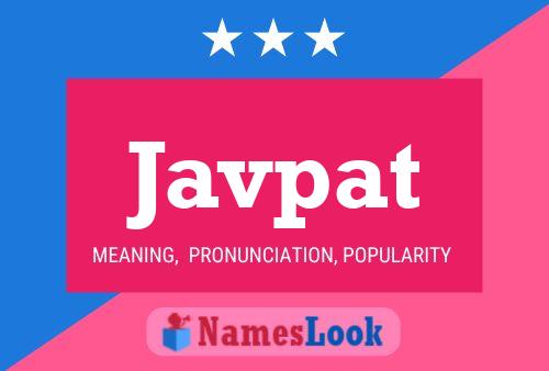 Javpat Name Poster