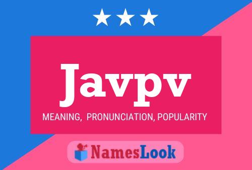 Javpv Name Poster