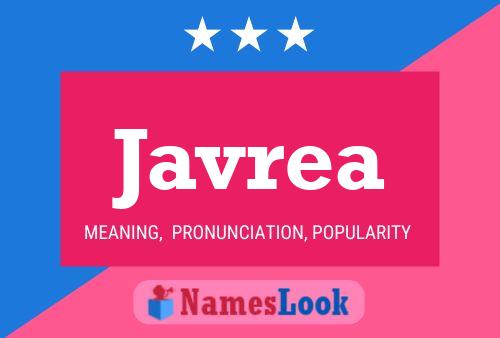 Javrea Name Poster