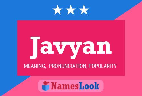 Javyan Name Poster