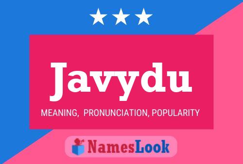 Javydu Name Poster