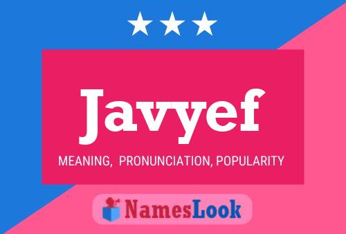 Javyef Name Poster