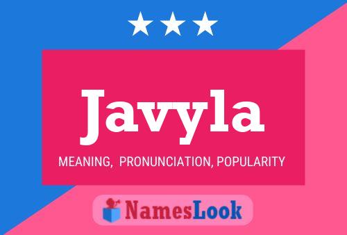 Javyla Name Poster