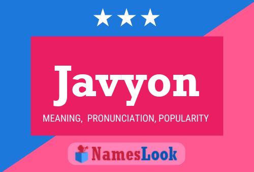 Javyon Name Poster