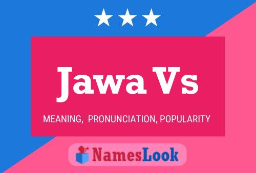 Jawa Vs Name Poster