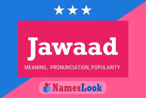 Jawaad Name Poster