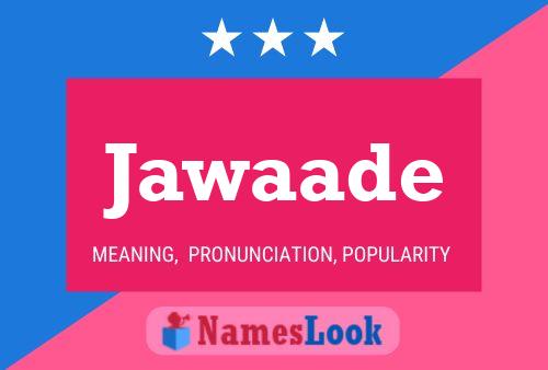 Jawaade Name Poster