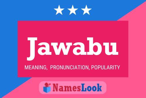 Jawabu Name Poster