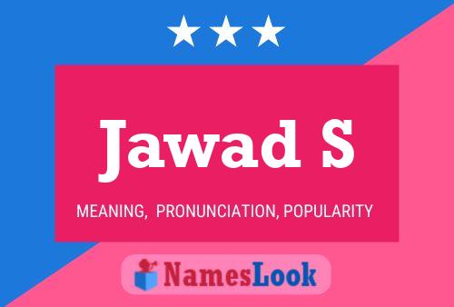 Jawad S Name Poster