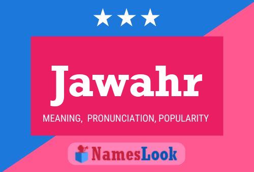 Jawahr Name Poster