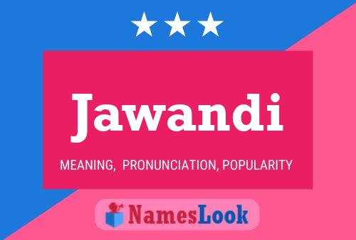 Jawandi Name Poster