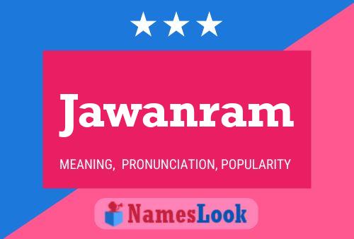 Jawanram Name Poster