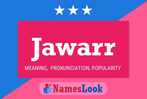 Jawarr Name Poster