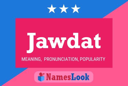 Jawdat Name Poster