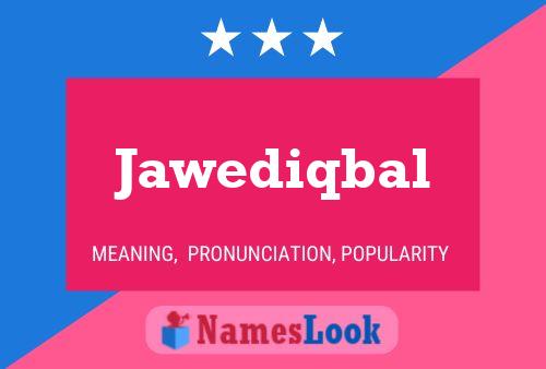 Jawediqbal Name Poster