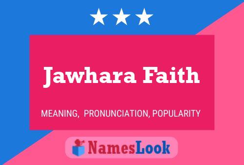 Jawhara Faith Name Poster