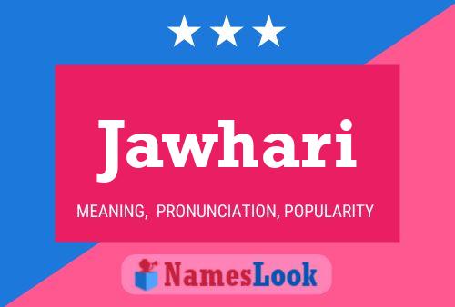 Jawhari Name Poster