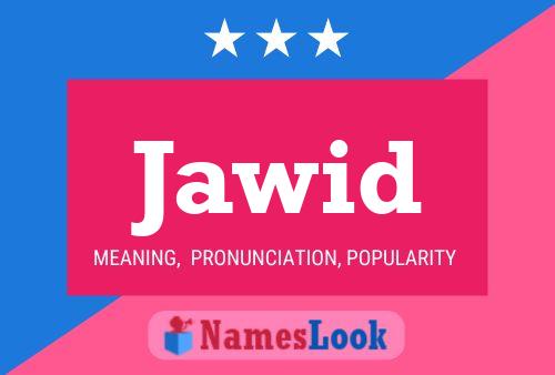 Jawid Name Poster