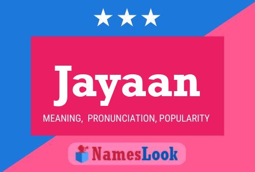 Jayaan Name Poster