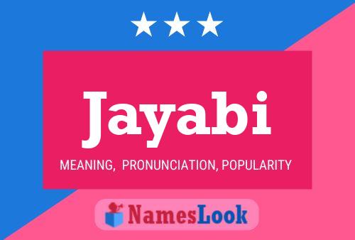 Jayabi Name Poster