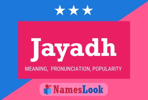 Jayadh Name Poster