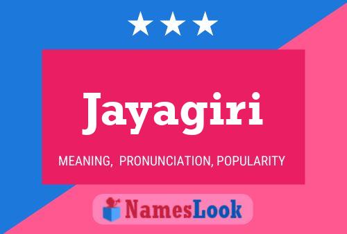 Jayagiri Name Poster