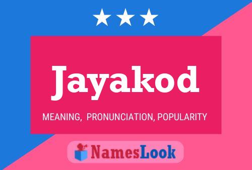 Jayakod Name Poster