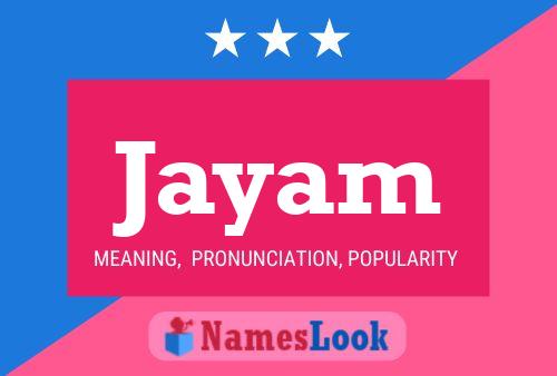 Jayam Name Poster