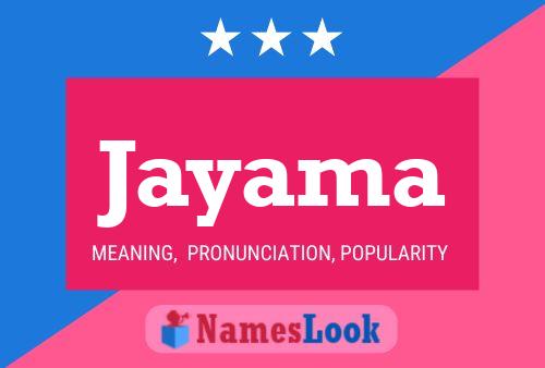 Jayama Name Poster