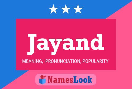 Jayand Name Poster