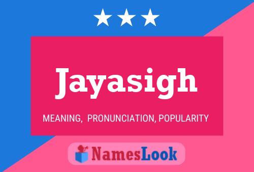 Jayasigh Name Poster