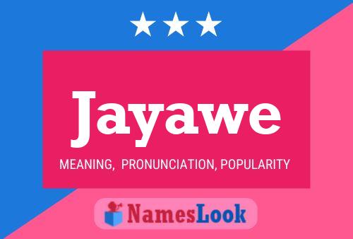 Jayawe Name Poster