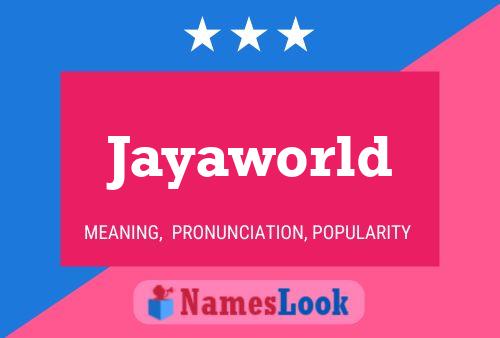 Jayaworld Name Poster