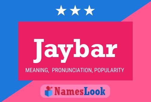 Jaybar Name Poster