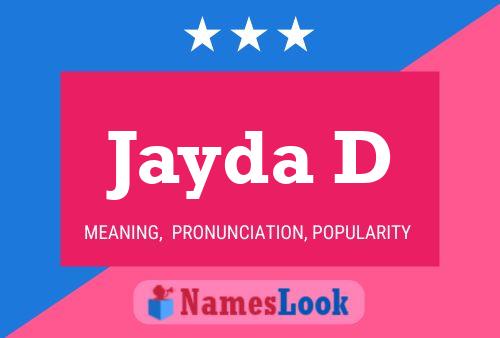 Jayda D Name Poster