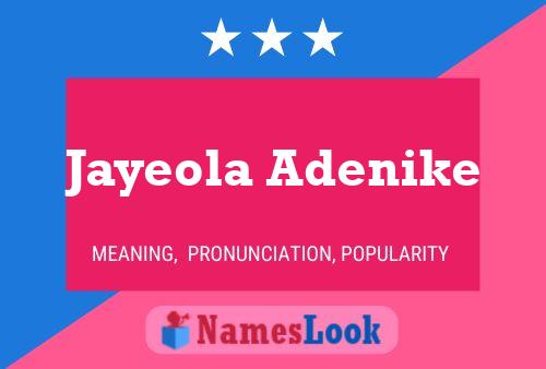 Jayeola Adenike Name Poster