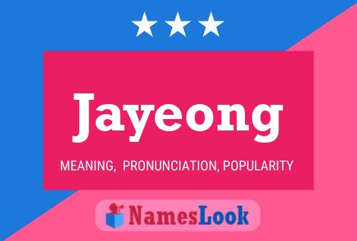 Jayeong Name Poster