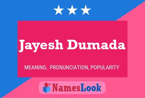 Jayesh Dumada Name Poster