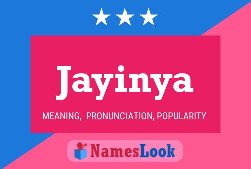 Jayinya Name Poster