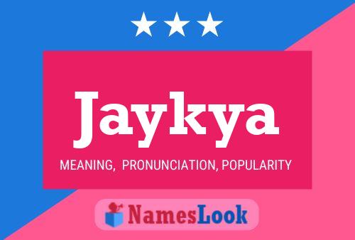 Jaykya Name Poster