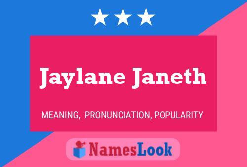 Jaylane Janeth Name Poster