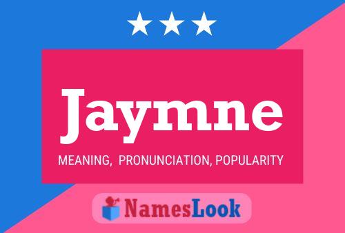 Jaymne Name Poster