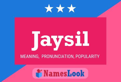 Jaysil Name Poster