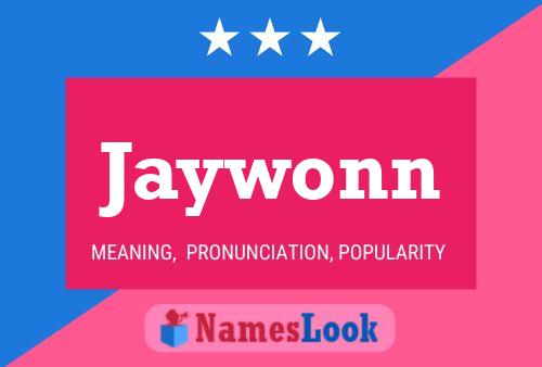 Jaywonn Name Poster