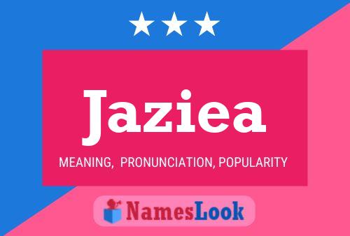 Jaziea Name Poster