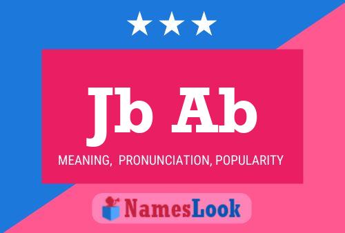 Jb Ab Name Poster