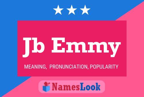 Jb Emmy Name Poster