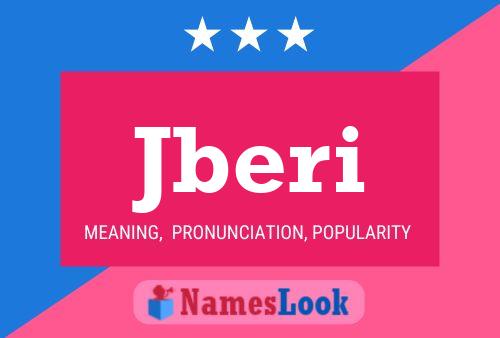 Jberi Name Poster