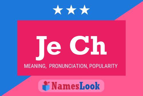 Je Ch Name Poster