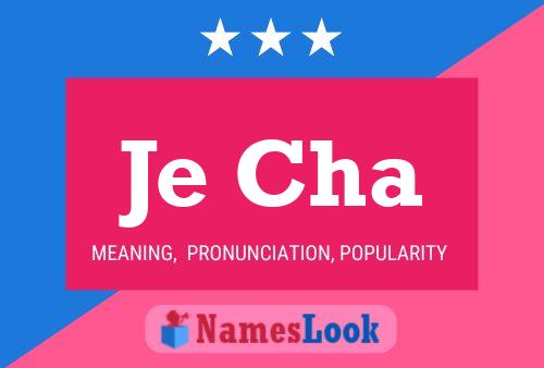 Je Cha Name Poster